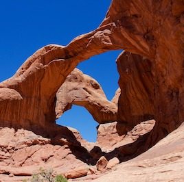 double arch rock formations