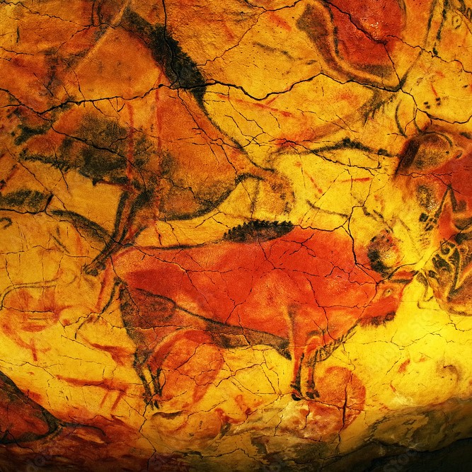A cave painting